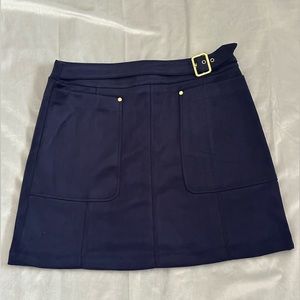Marc New York navy blue suede skirt